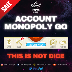 Monopoly Go Account 37k Dices for Sale