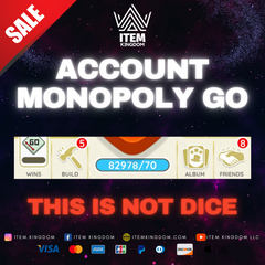 Monopoly Go Account 82k Dices for Sale