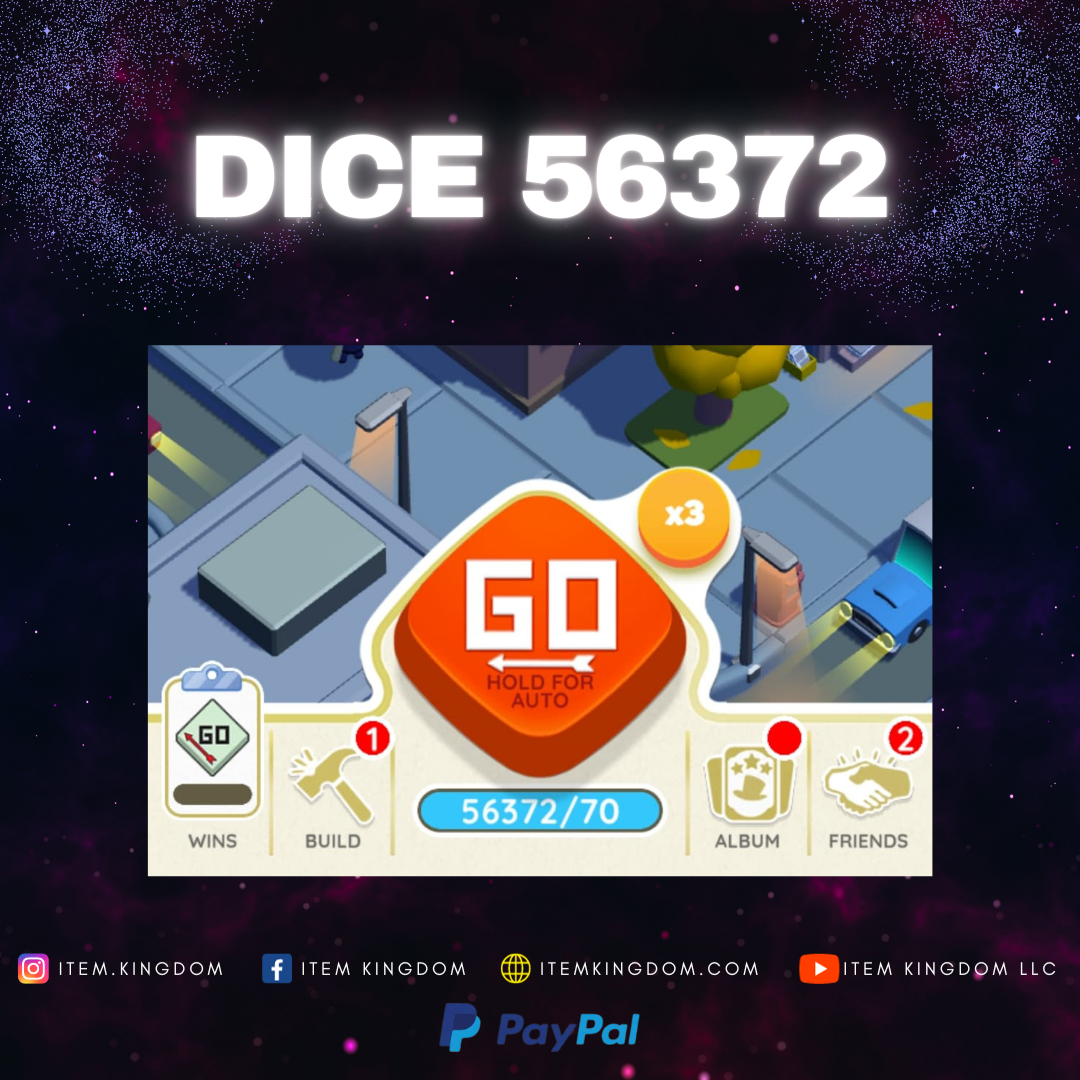 Monopoly Go Account 56k Dices for Sale