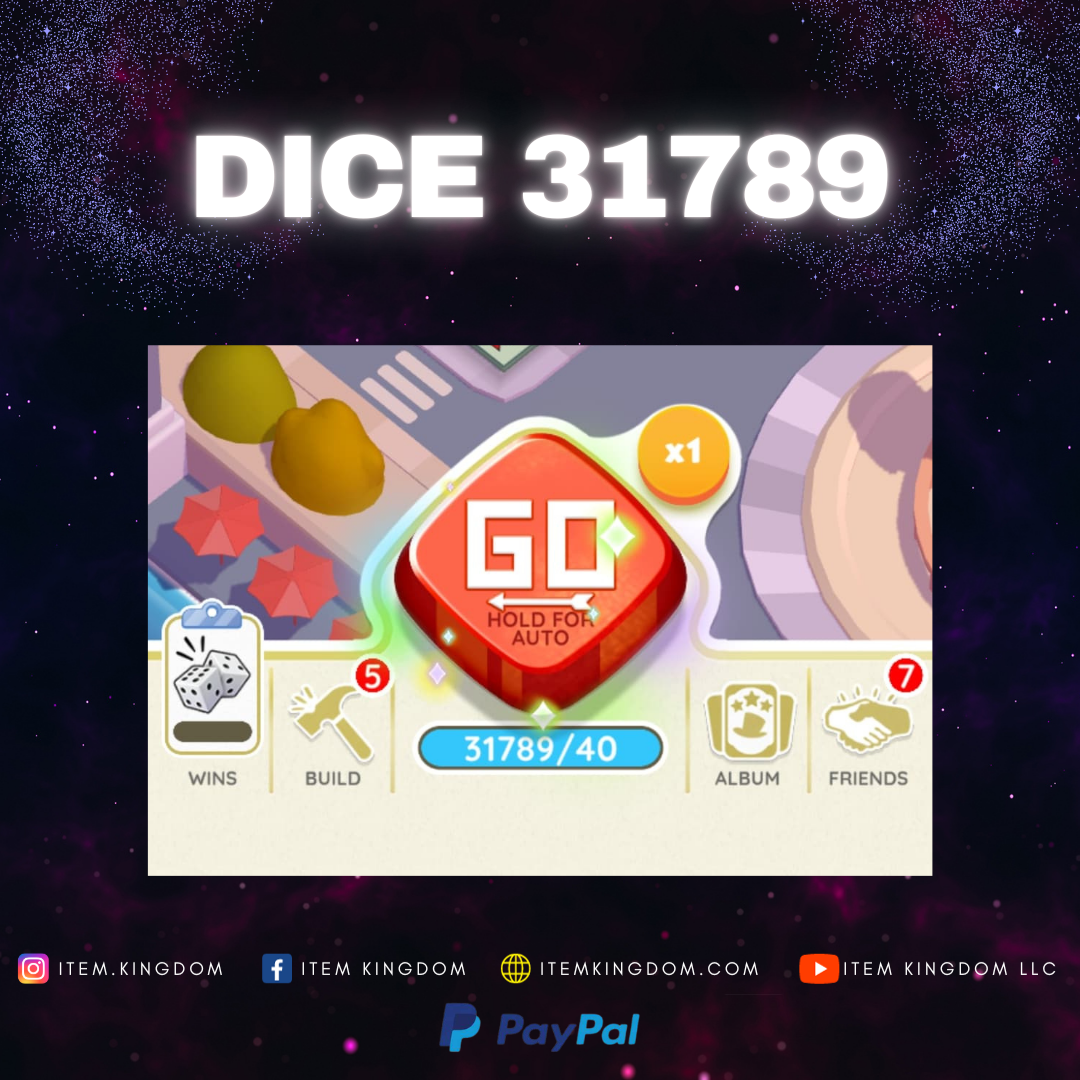 Special Monopoly Go Account 31k Dices for Sale