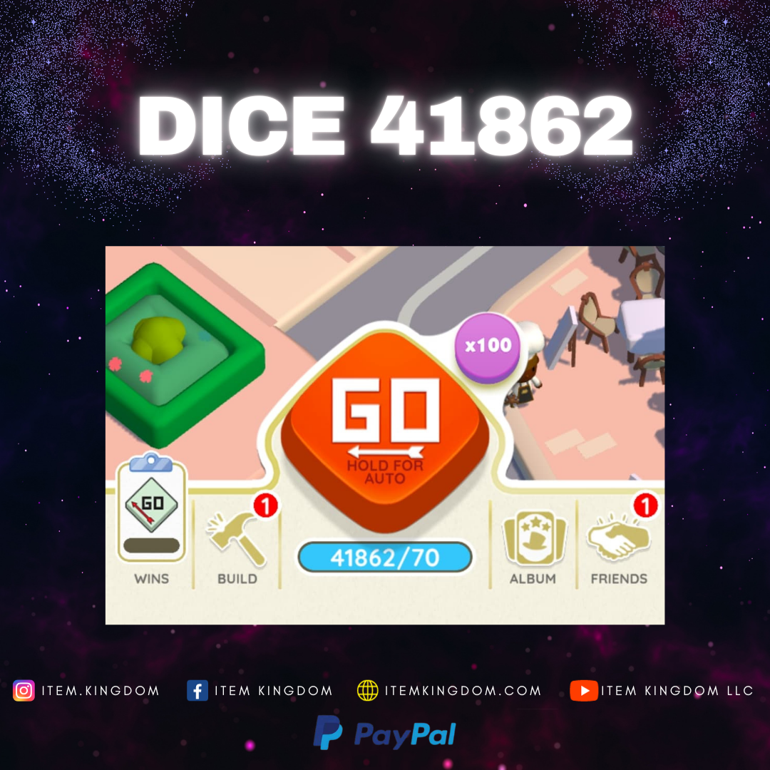 Monopoly Go Account 41k Dices for Sale