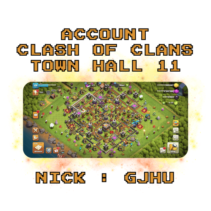 Clash of Clans Account GJHU Item Kingdom