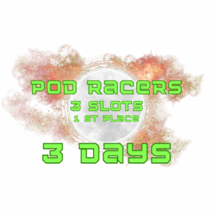 3 Days POD City Racer 3 Slots GUARANTEED 1st Place