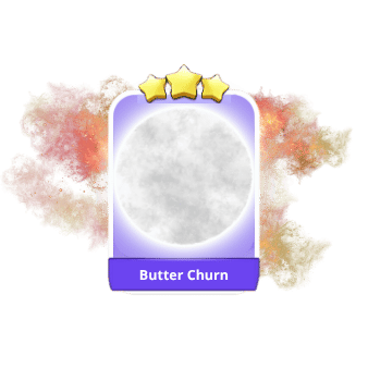 Butter Churn 3 Stars Set 10