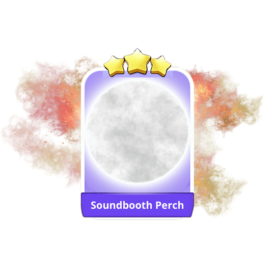 Soundbooth Perch 3 Stars Set 15