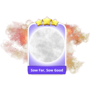 Sow Far, Sow Good 3 Stars Set 9